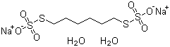 Sodium hexamethylene-1,6-bisthiosulfate dihydrate molecular structure (CAS 5719-73-3)
