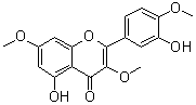 structure of CAS# 572-32-7, 5,3'-二羟基-3,7,4'-三甲氧基黄酮
