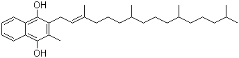 二氢维他命 K1分子结构 (CAS 572-96-3)