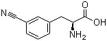 structure of CAS# 57213-48-6, L-3-氰基苯丙氨酸