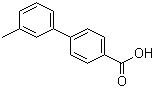 structure of CAS# 5728-33-6, 3'-Methylbiphenyl-4-carboxylic acid