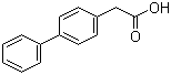 structure of CAS# 5728-52-9, 4-Biphenylacetic acid