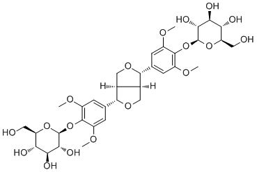 Liriodendrin molecular structure (CAS 573-44-4)