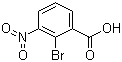 2-溴-3-硝基苯甲酸分子结构 (CAS 573-54-6)