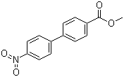structure of CAS# 5730-75-6, 4'-硝基[1,1'-联苯]-4-甲酸甲酯
