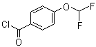 structure of CAS# 57320-63-5, 4-(Difluoromethoxy)benzoyl chloride