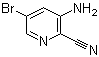 3-Amino-5-bromopyridine-2-carbonitrile molecular structure (CAS 573675-27-1)