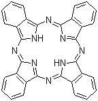 structure of CAS# 574-93-6, Phthalocyanine