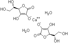 抗坏血酸钙分子结构 (CAS 5743-28-2)