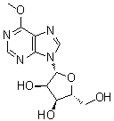 6-O-甲基肌苷分子结构 (CAS 5746-29-2)