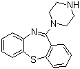 11-(1-哌嗪基)二苯并[b,f][1,4]硫氮杂卓分子结构 (CAS 5747-48-8)