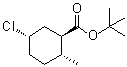 CAS # 5748-22-1, (1R,2R,5S)-rel-5-Chloro-2-methylcyclohexanecarboxylic acid 1,1-dimethylethyl ester, TML-A, Trimedlure A, trans-Trimedlure A