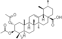CAS # 57498-76-7, 2,3-O-Diacetylcorosolic acid, (2alpha,3beta)-2,3-Bis(acetyloxy)-urs-12-en-28-oic acid