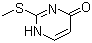 2-甲硫基-4-嘧啶酮分子结构 (CAS 5751-20-2)