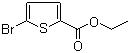 5-溴噻吩-2-甲酸乙酯分子结构 (CAS 5751-83-7)