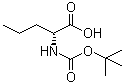 structure of CAS# 57521-85-4, N-tert-Butoxycarbonyl-D-norvaline