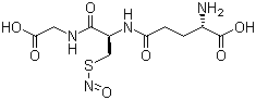structure of CAS# 57564-91-7, S-Nitrosylglutathione