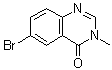 structure of CAS# 57573-59-8, 6-Bromo-3-methylquinazolin-4(3H)-one