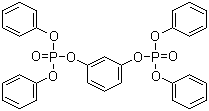 CAS # 57583-54-7, Tetraphenyl resorcinol bis(diphenylphosphate), Tetraphenyl resorcinol diphosphate, Phosphoric acid 1,3-phenylene tetraphenyl ester, 1,3-Phenylene tetraphenyl phosphate