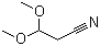 structure of CAS# 57597-62-3, 3,3-Dimethoxypropanenitrile