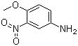 structure of CAS# 577-72-0, 4-Methoxy-3-nitroaniline