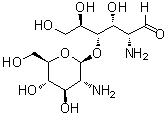 壳二糖分子结构 (CAS 577-76-4)