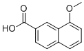 8-甲氧基-2-萘甲酸分子结构 (CAS 5773-97-7)