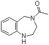 structure of CAS# 57756-36-2, 4-Acetyl-2,3,4,5-tetrahydro-1H-1,4-benzodiazepine