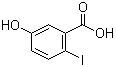structure of CAS# 57772-57-3, 5-Hydroxy-2-iodobenzoic acid