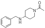 1-乙酰基-N-(苯基甲基)-4-哌啶胺分子结构 (CAS 577778-36-0)
