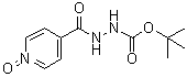 4-Pyridinecarboxylic acid 2-[(1,1-dimethylethoxy)carbonyl]hydrazide 1-oxide molecular structure (CAS 577778-86-0)