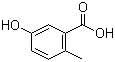 structure of CAS# 578-22-3, 5-Hydroxy-2-methylbenzoic acid