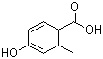 structure of CAS# 578-39-2, 4-Hydroxy-2-methylbenzoic acid