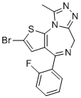 structure of CAS# 57801-95-3, Flubrotizolam
