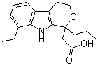 CAS # 57816-83-8, 8-Ethyl-1,3,4,9-tetrahydro-1-propylpyrano[3,4-b]indole-1-acetic acid