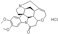 Brucine hydrochloride molecular structure (CAS 5786-96-9)