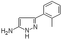 structure of CAS# 57860-42-1, 5-氨基-3-(2-甲基苯基)吡唑