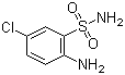 structure of CAS# 5790-69-2, 2-Amino-5-chlorobenzenesulphonamide