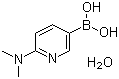 structure of CAS# 579525-46-5, 2-(Dimethylamino)pyridine-5-boronic acid hydrate