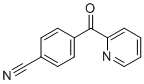 structure of CAS# 57954-94-6, 2-(4-Cyanobenzoyl)pyridine