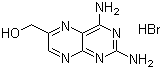 structure of CAS# 57963-59-4, 2,4-Diamino-6-pteridinemethanol hydrobromide