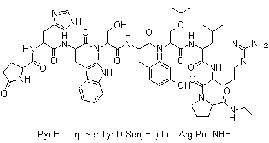 structure of CAS# 57982-77-1, Buserelin