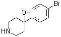 structure of CAS# 57988-58-6, 4-(4-Bromophenyl)-4-piperidinol