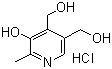 吡哆醇盐酸盐分子结构 (CAS 58-56-0)