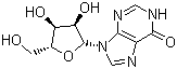 structure of CAS# 58-63-9, Inosine