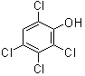 structure of CAS# 58-90-2, 2,3,4,6-Tetrachlorophenol