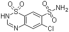 structure of CAS# 58-94-6, Chlorothiazide