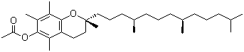 D-alpha-生育酚醋酸酯分子结构 (CAS 58-95-7)