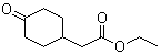 structure of CAS# 58012-34-3, 4-Oxocyclohexaneacetic acid ethyl ester