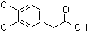 3,4-Dichlorophenylacetic acid molecular structure (CAS 5807-30-7)